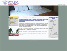 Tablet Screenshot of kolexhotels.com